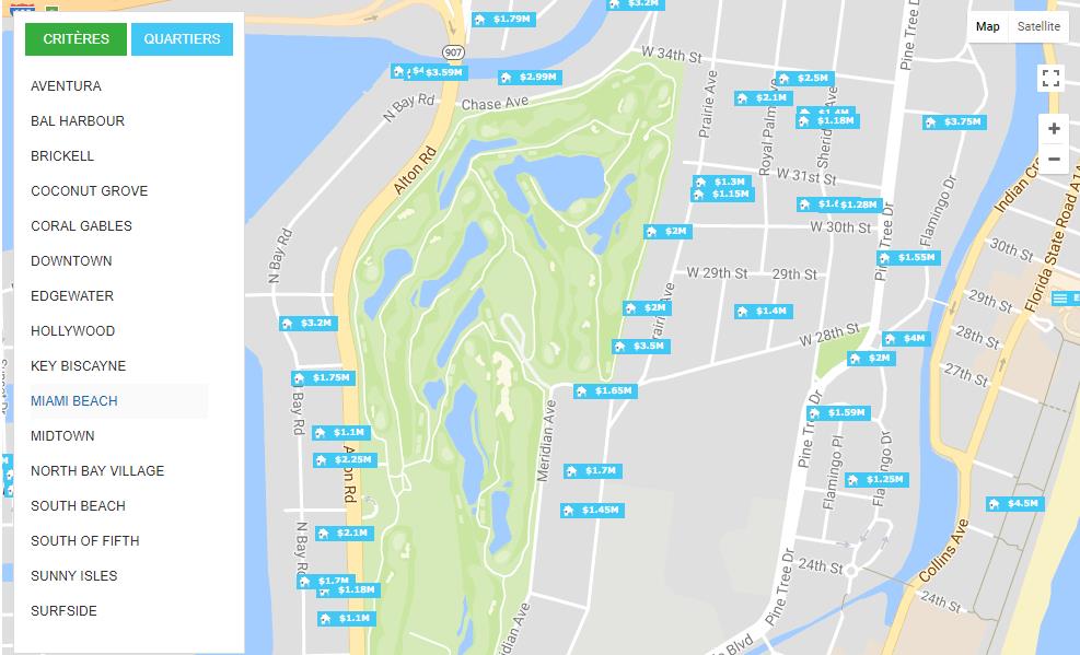 Tout l'immobilier à Miami