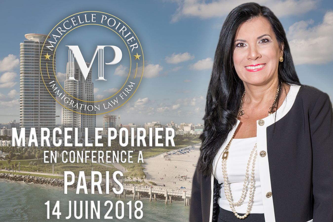 Me Marcelle Poirier à Paris le 14 juin 2018